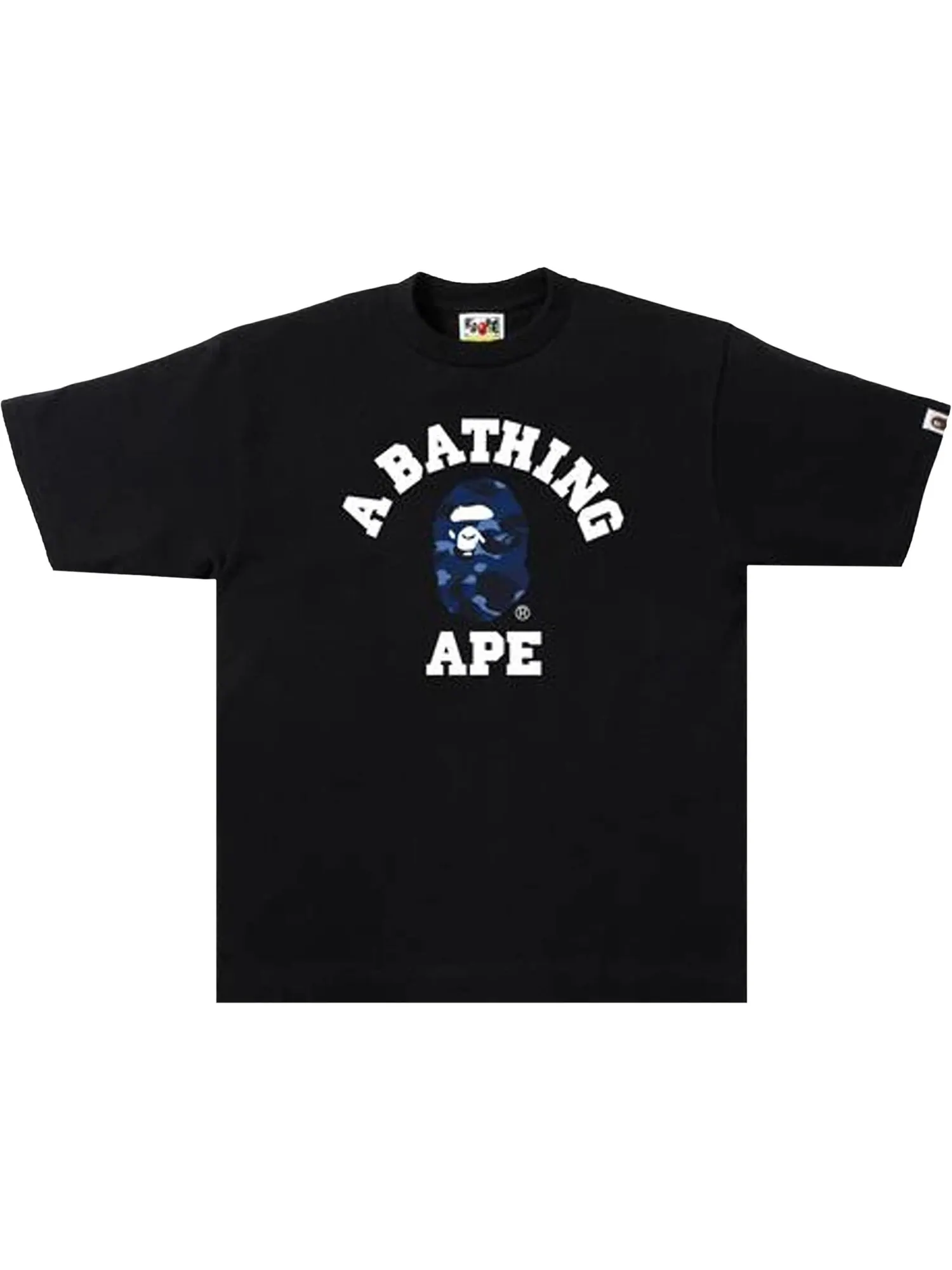 Футболка BAPE Color Camo — изображение 1 из 1, черный/темно-синий