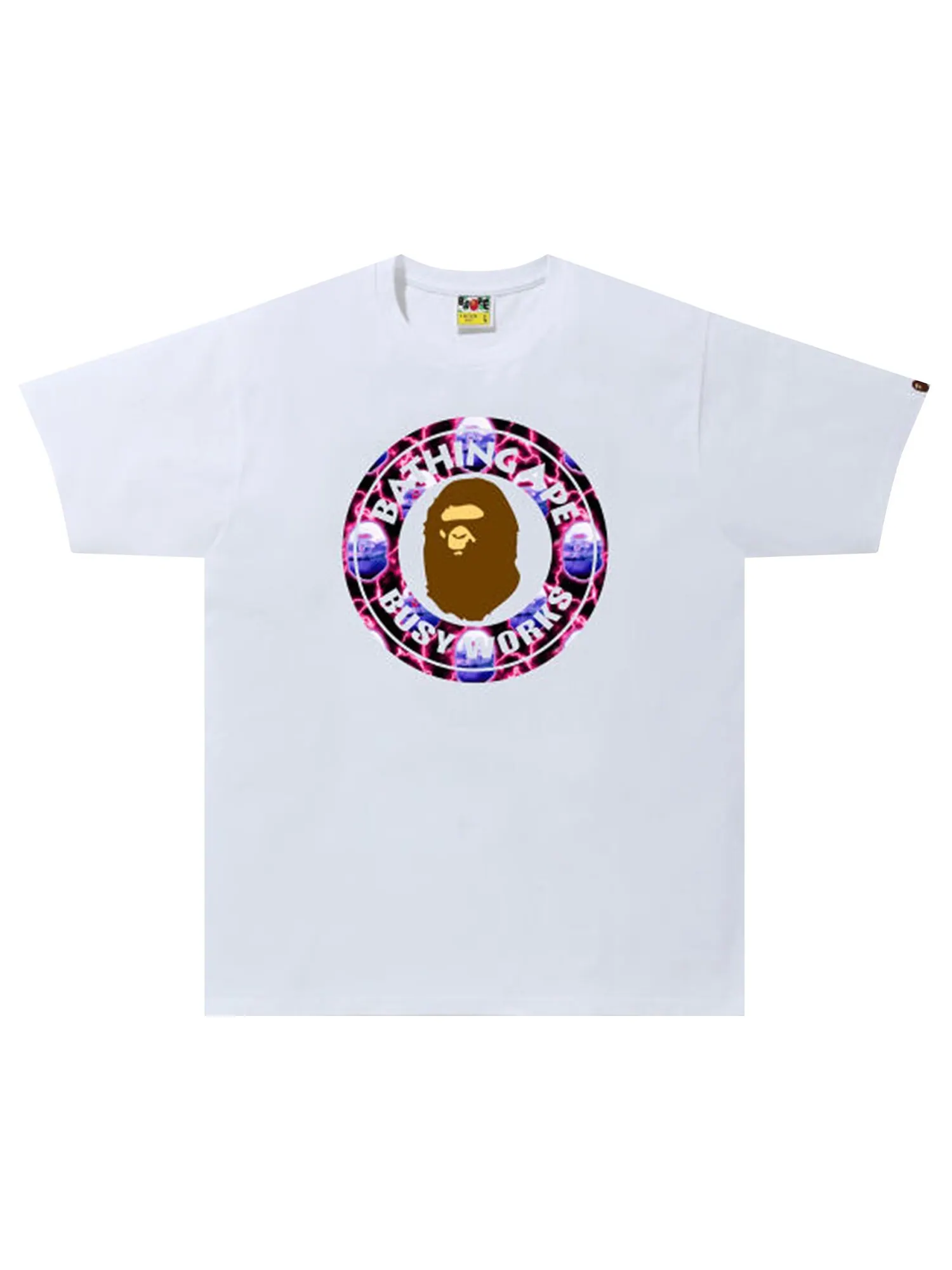 Футболка BAPE Lightning Busy Works
