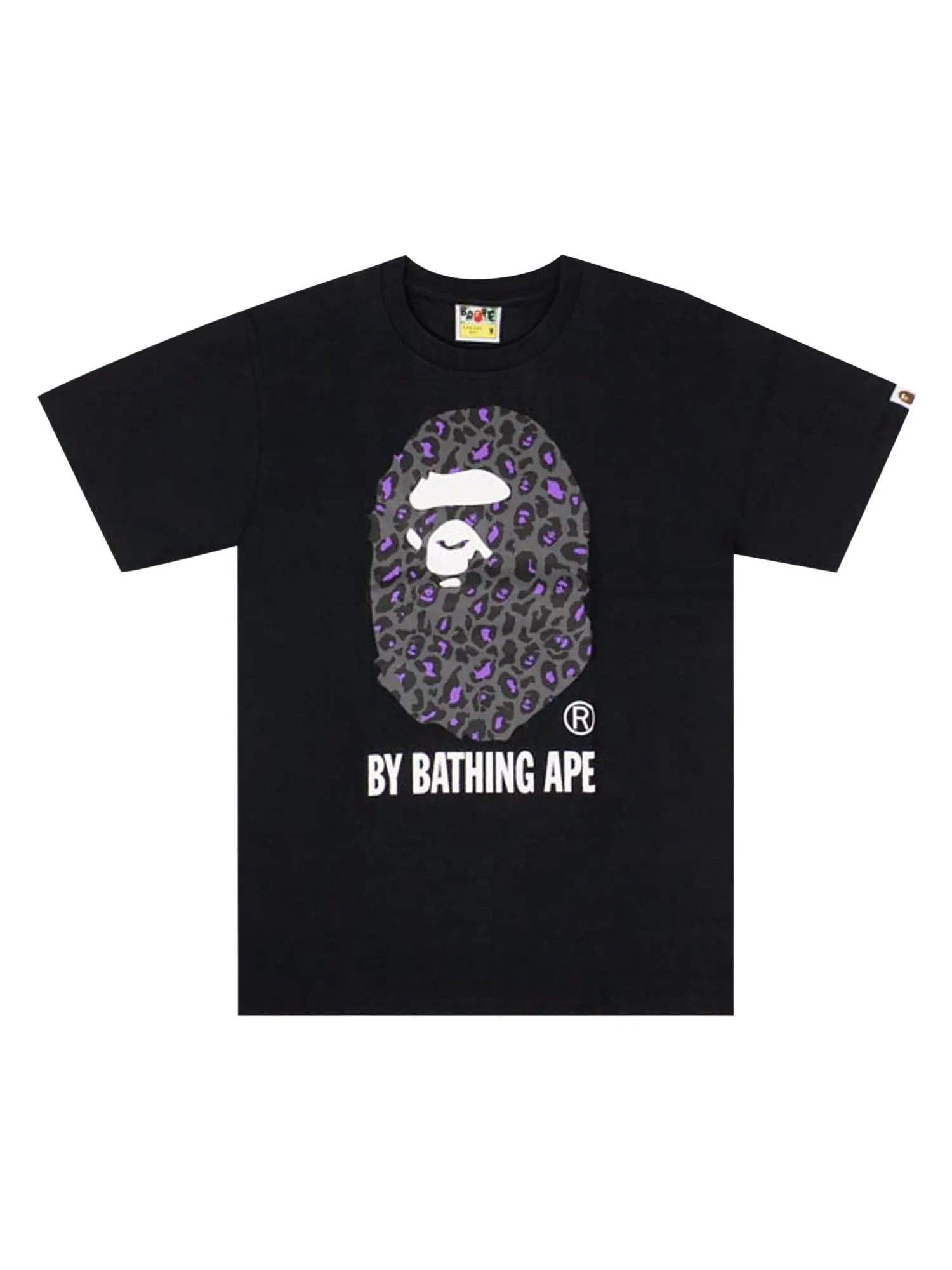 Футболка BAPE Leopard Big Ape Head — изображение 1 из 2, черный
