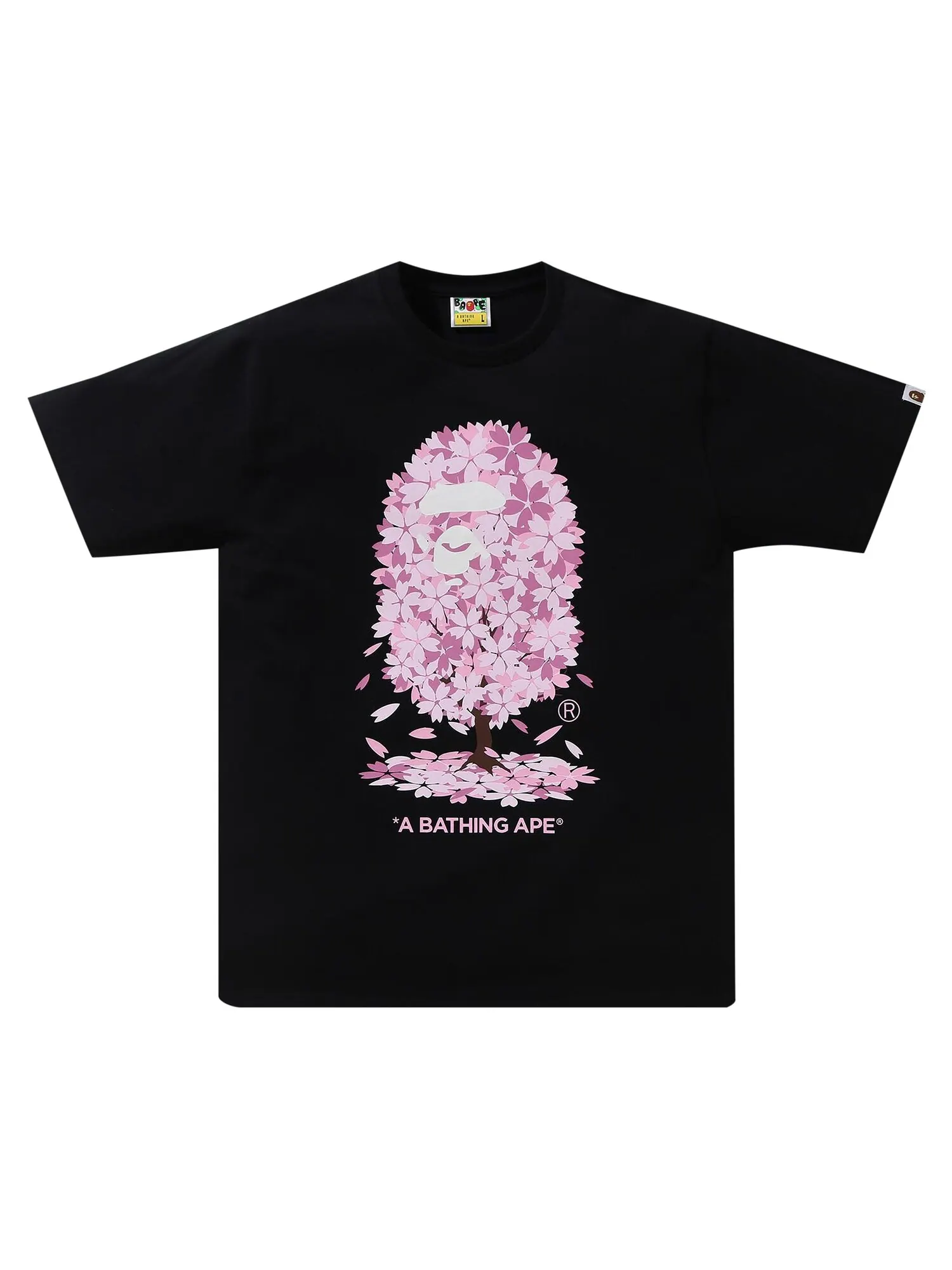 Футболка BAPE Sakura — черный