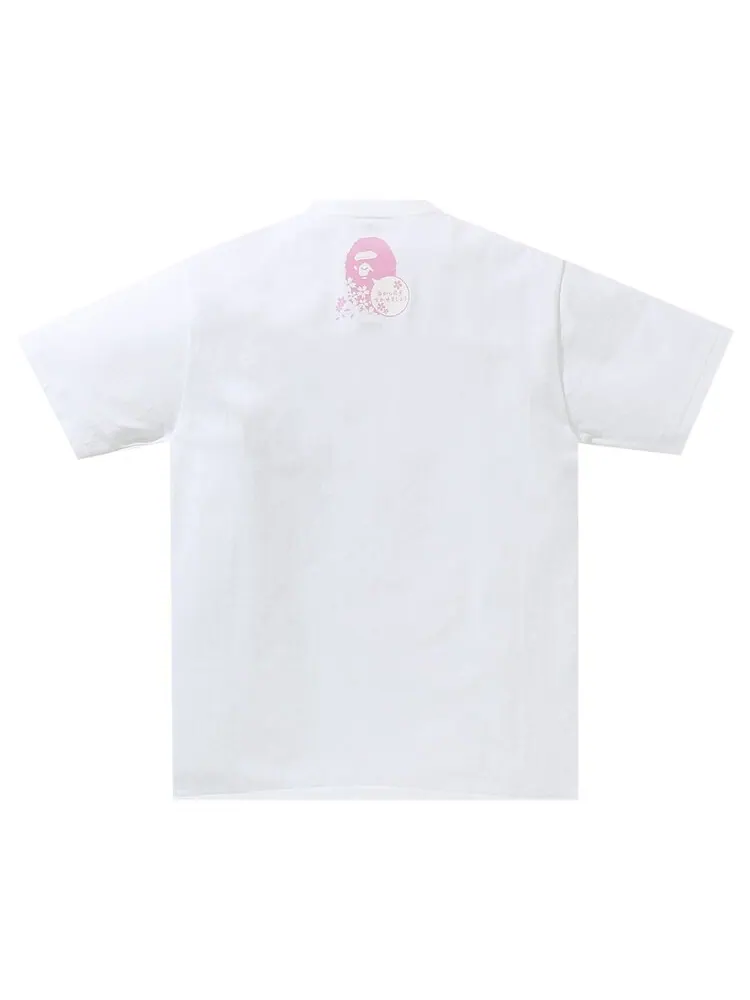 Футболка BAPE Sakura Tee 'White' — изображение 2 из 2, белый