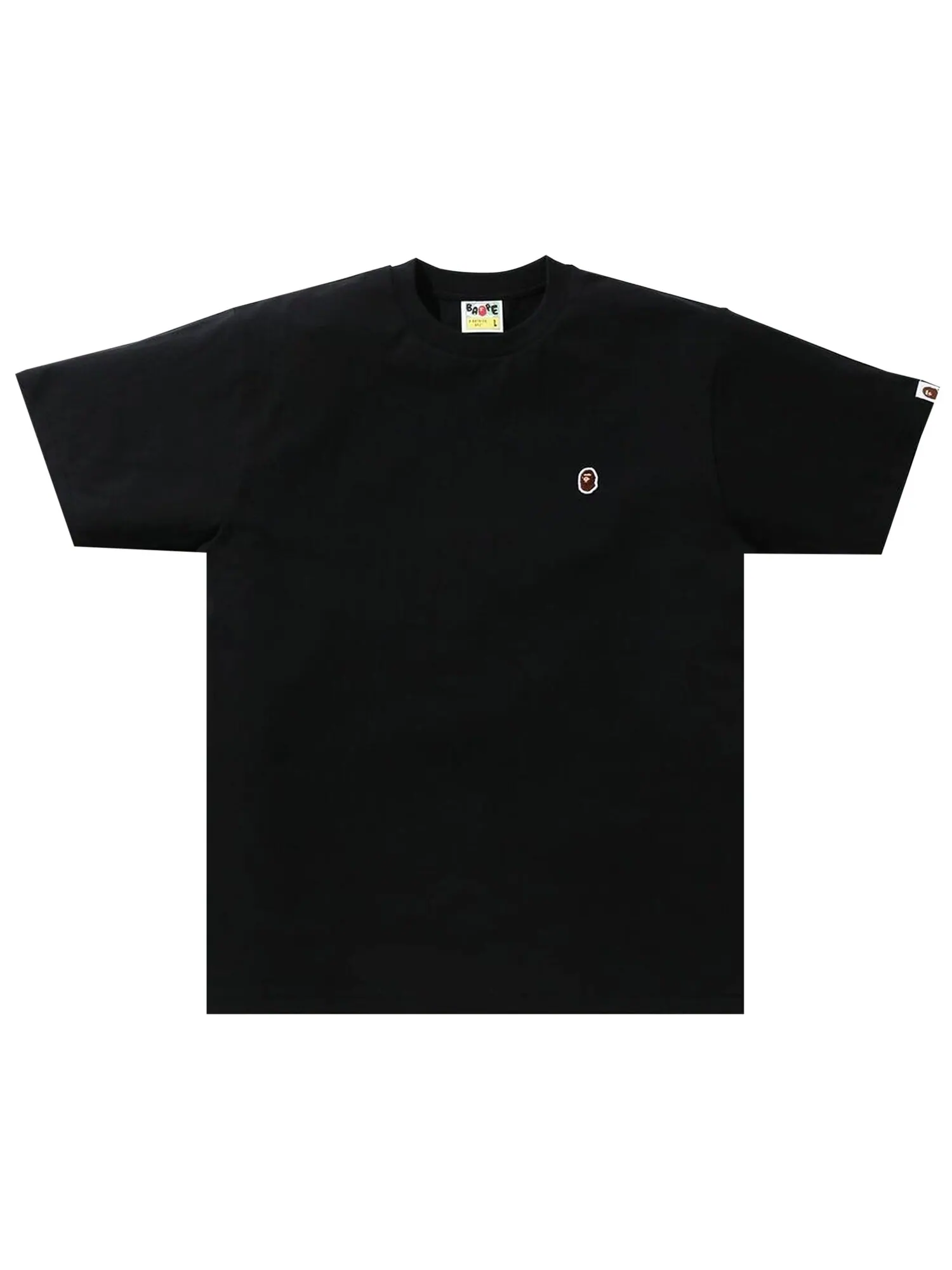 BAPE Футболка с одной застежкой Ape Head — изображение 1 из 2, черный