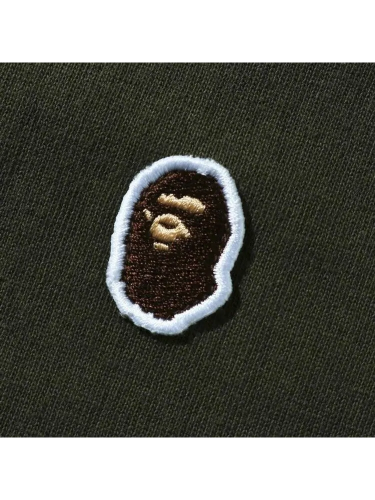 Футболка BAPE Ape Head One Point Tee 'Olive Drab' — изображение 2 из 2, зеленый