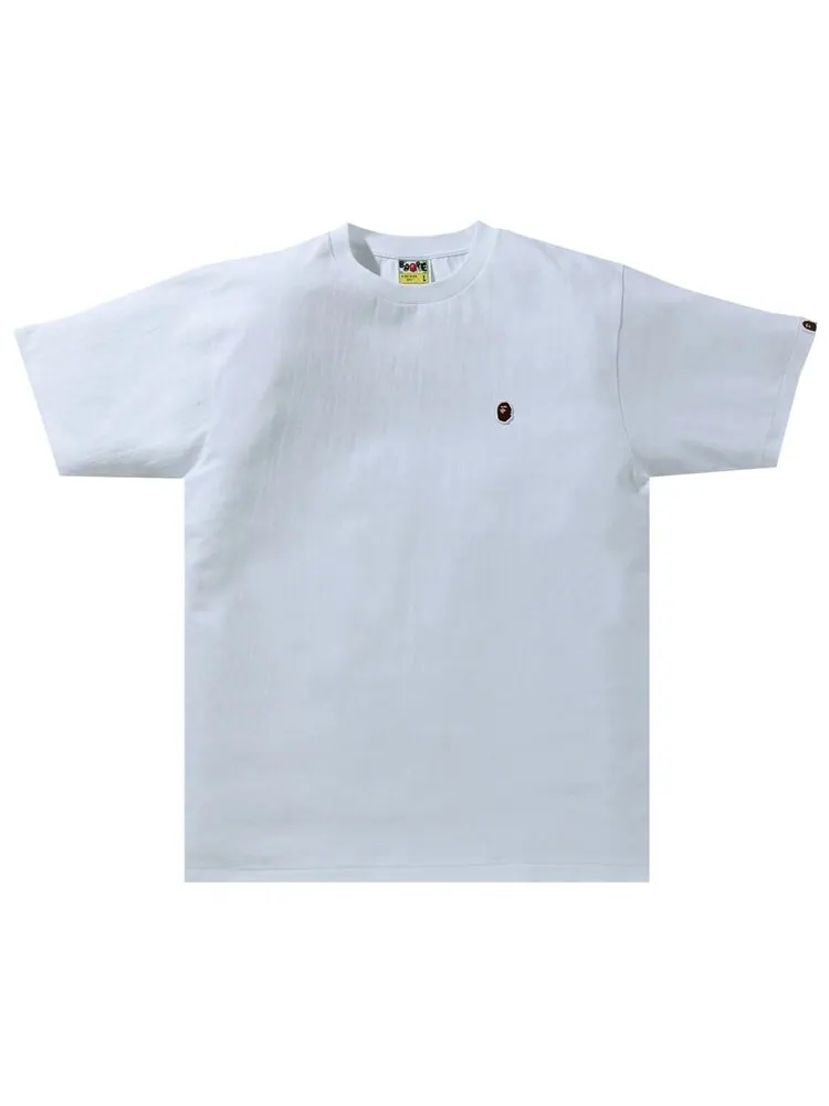Футболка BAPE Ape Head One Point Tee 'White' — изображение 1 из 2, белый
