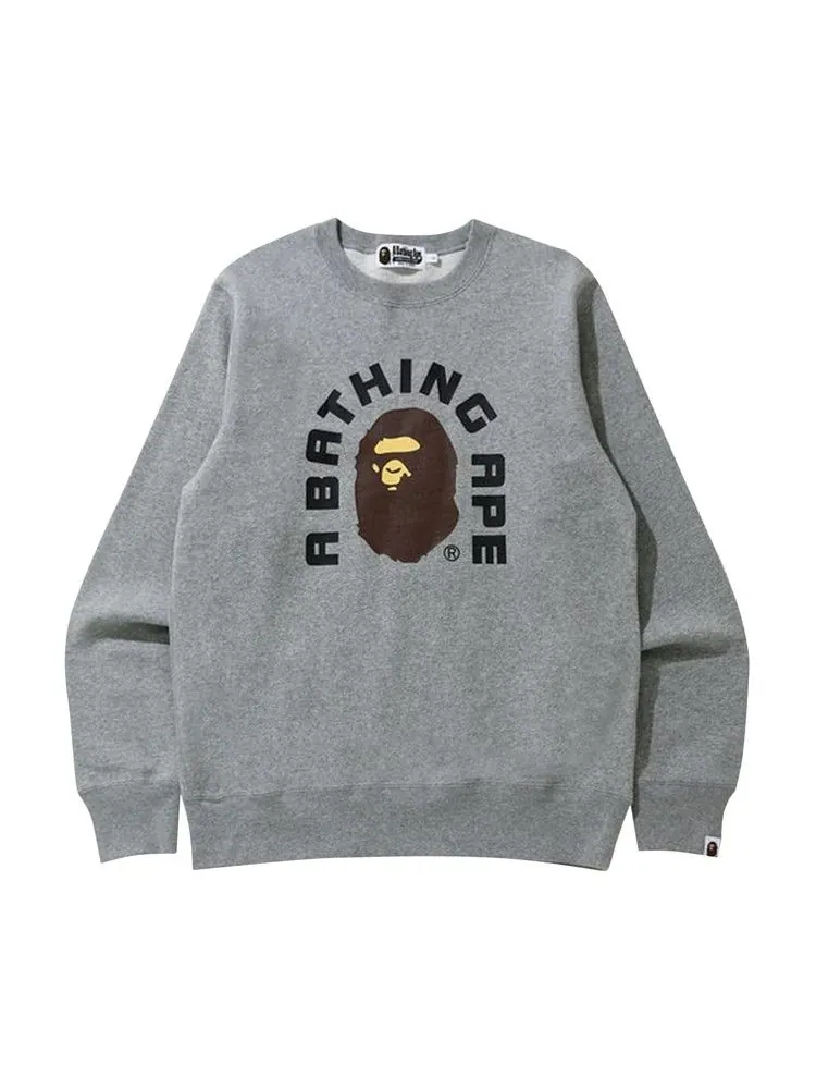 Свитер BAPE College 2020 Crewneck — изображение 1 из 1, серый