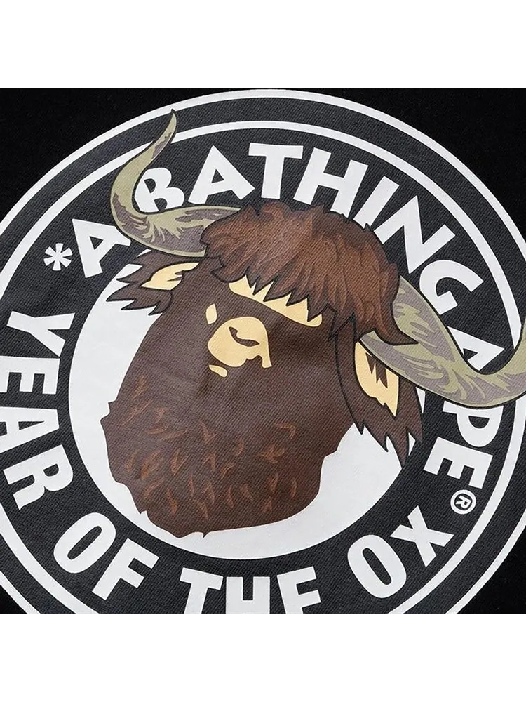 Худи BAPE Year Of The Ox Pullover Hoodie Black — изображение 2 из 2, черный