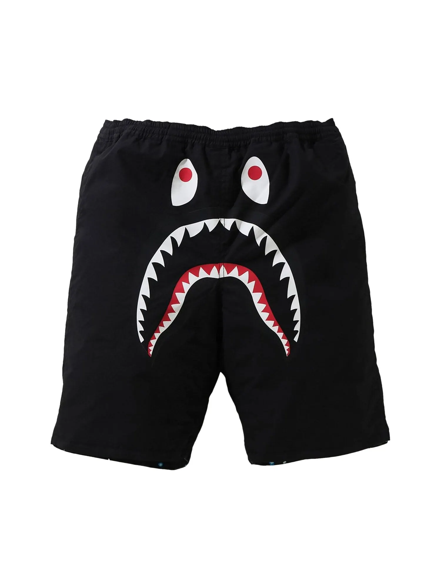 Двусторонние шорты BAPE Space Camo Shark — изображение 1 из 1, черный