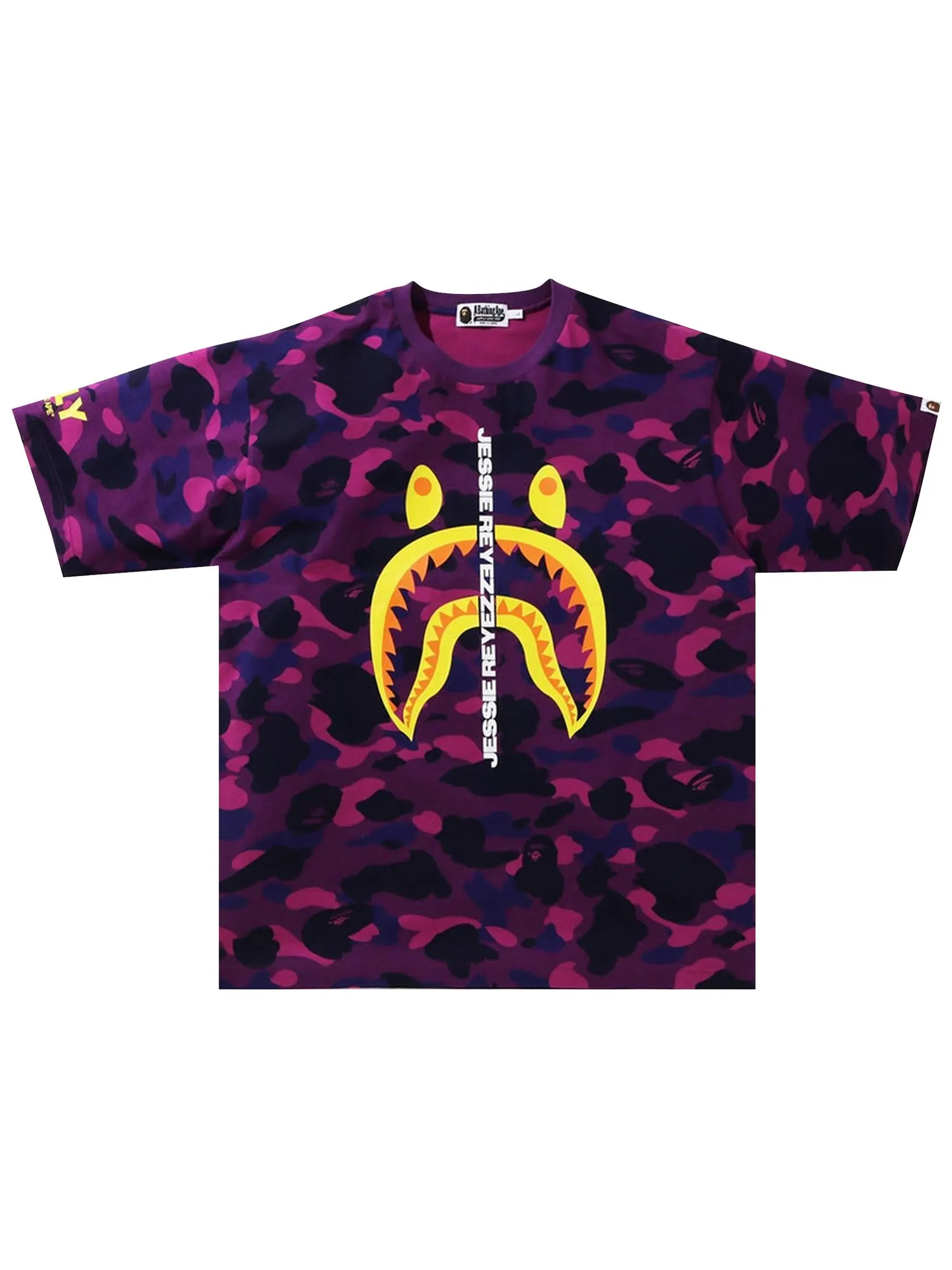 Футболка BAPE x Jessie Reyez с камуфляжным принтом Пурпурный