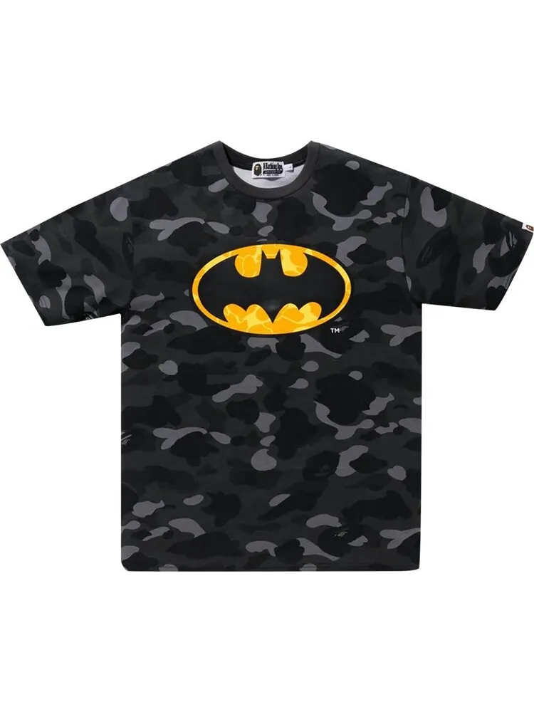 Футболка BAPE x DC Batman Color Camo Tee 'Black' — изображение 1 из 2, черный