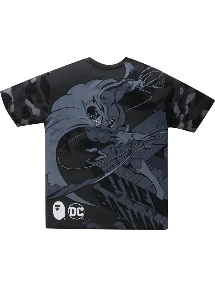 Футболка BAPE x DC Batman Color Camo Tee 'Black' — изображение 2 из 2, черный