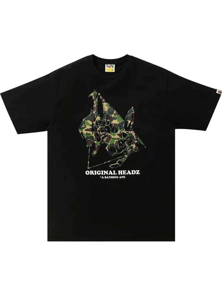 Футболка BAPE Unkle Pointman Logo 'Black' — изображение 1 из 1, черный