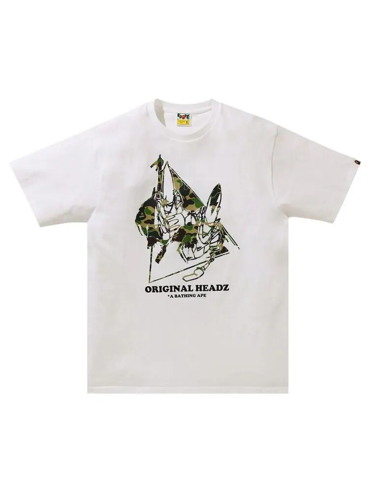 Футболка BAPE Unkle Pointman Logo 'White' — изображение 1 из 1, белый
