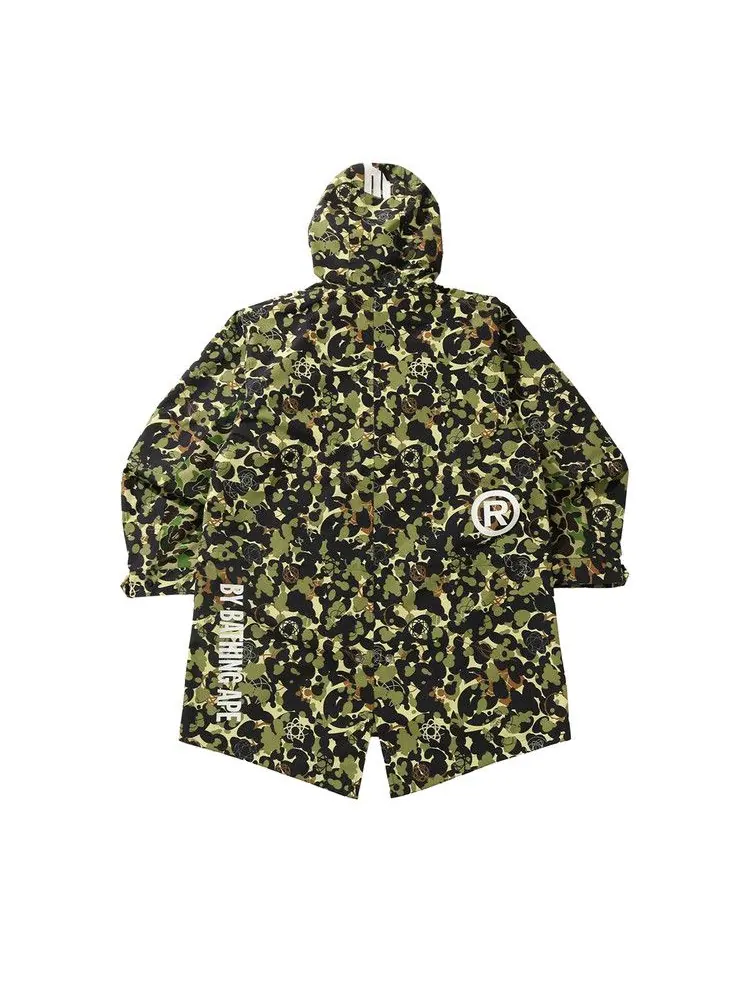 Худи BAPE x Mo Wax x Unkle Camo M-51 Hoodie Jacket — изображение 2 из 3, зеленый