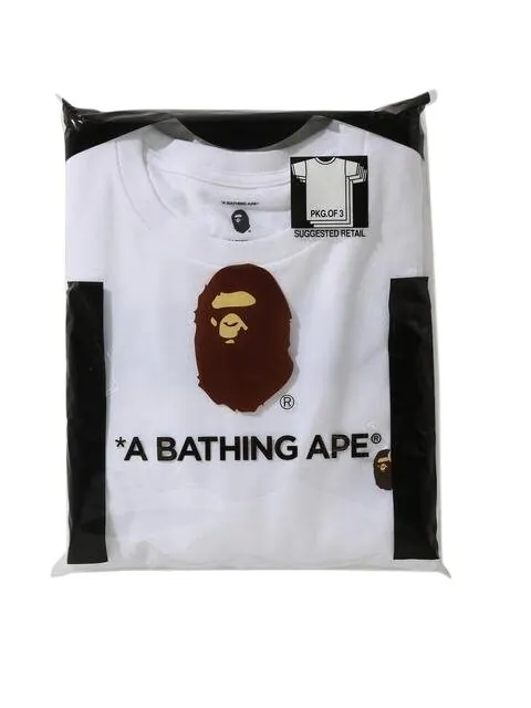 Футболка BAPE x ReadyMade 3 Pack Tee 'White' — изображение 3 из 3, белый