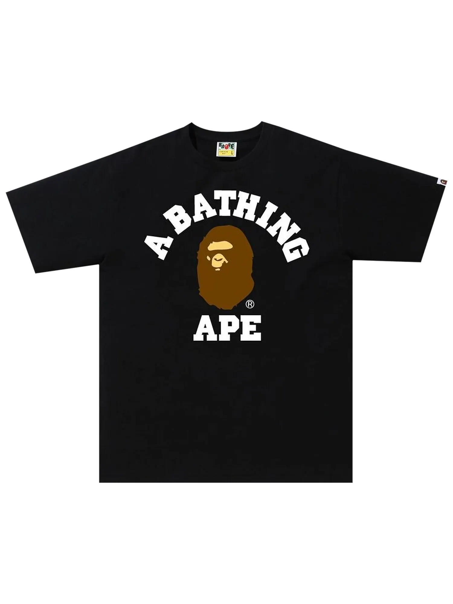 Футболка BAPE College — изображение 1 из 1, черный
