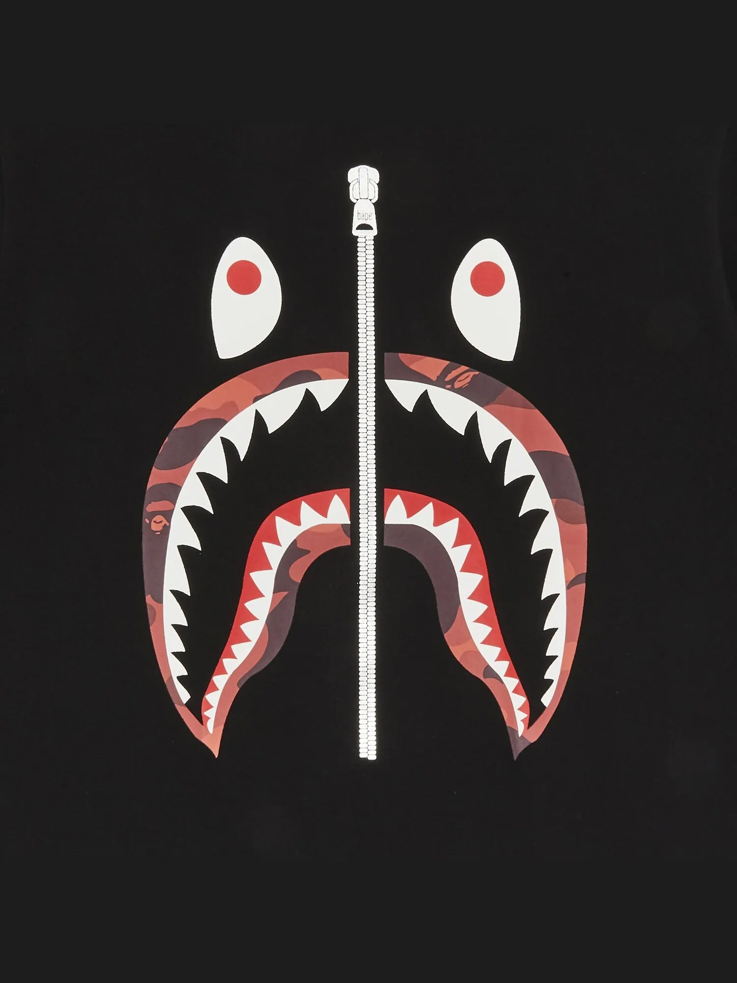 Футболка BAPE Shark — изображение 3 из 3, черный