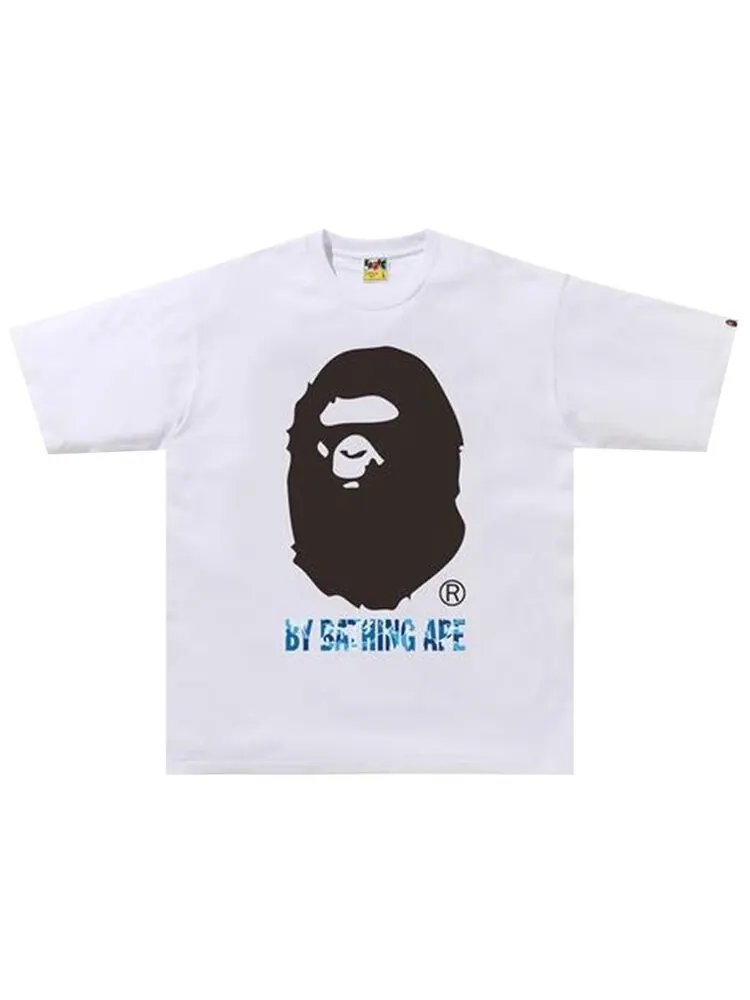 Футболка BAPE ABC Camo RLX Tee 'White/Blue' — изображение 1 из 1, белый