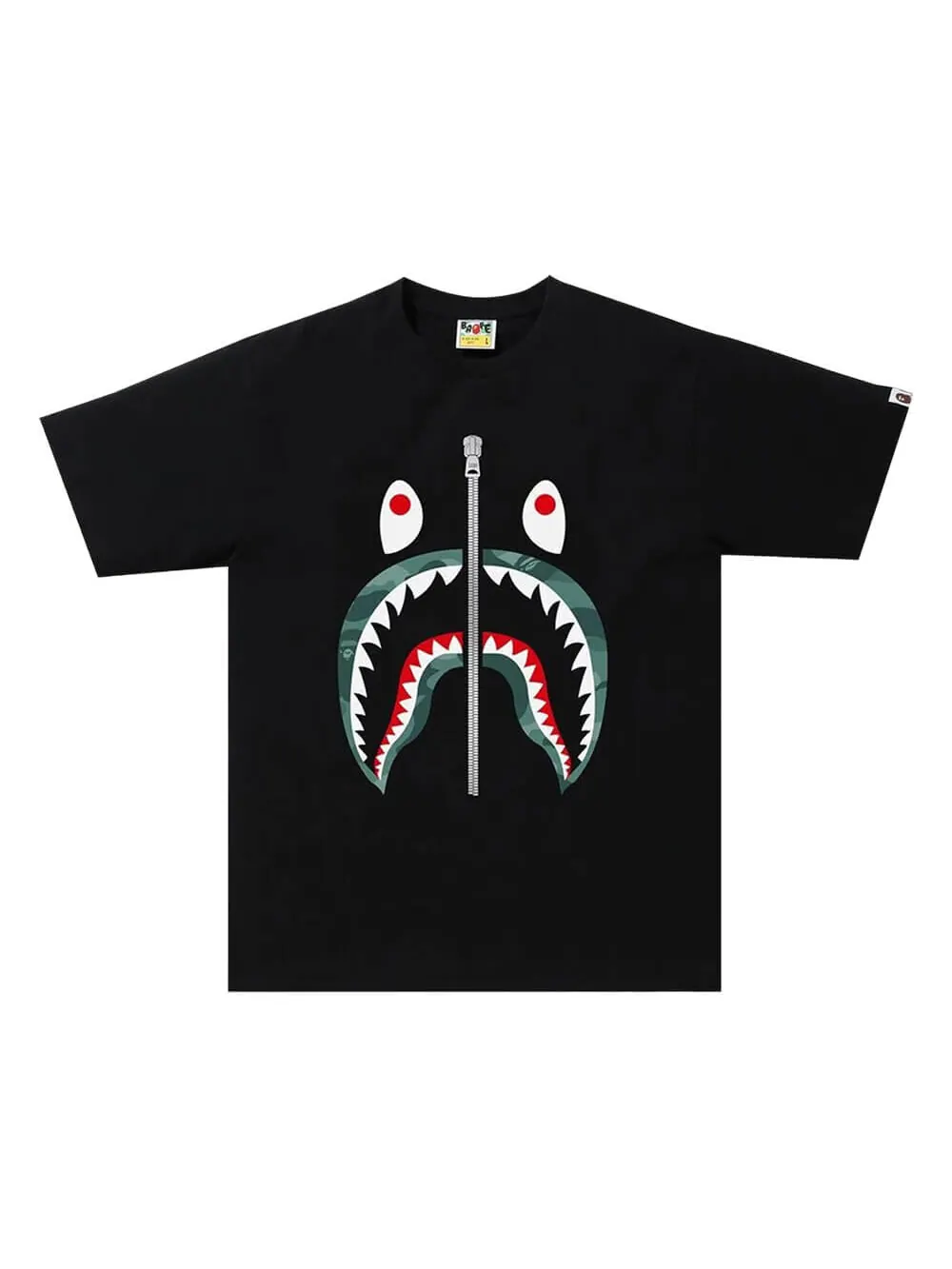 Футболка Bape Color Camo Shark