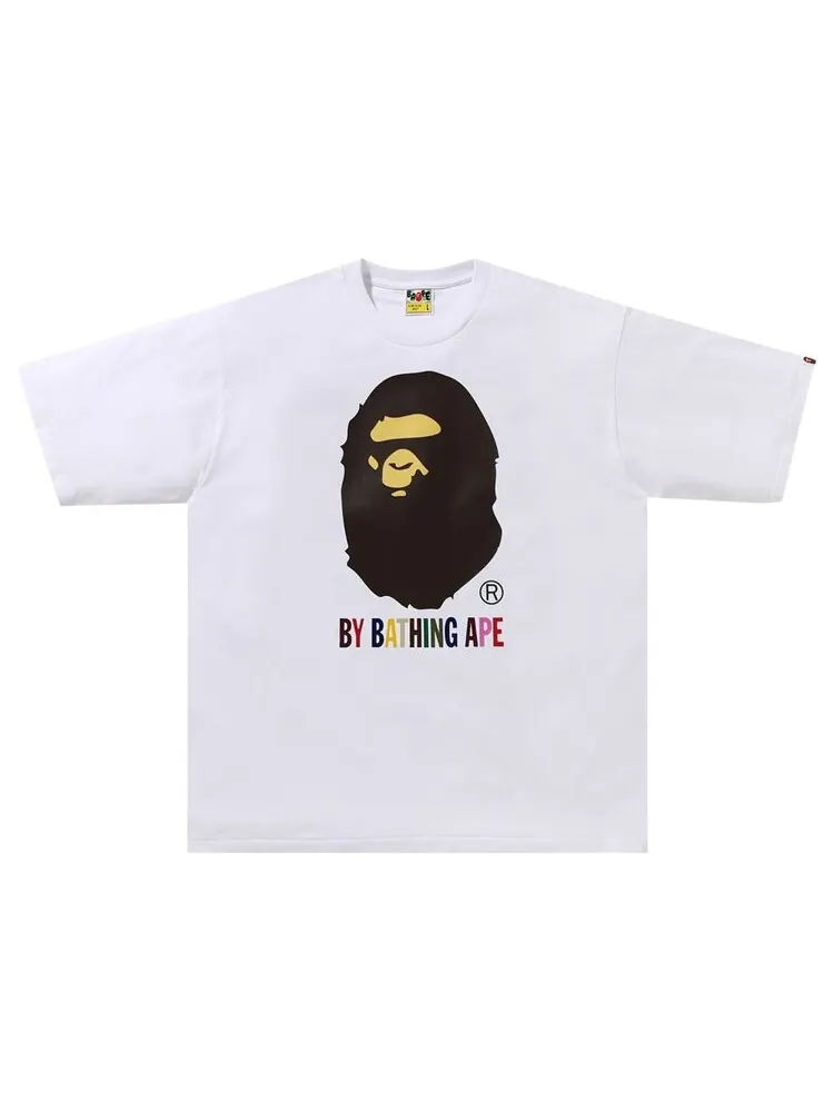 Футболка BAPE Colors By Bathing Ape Relaxed Fit Tee 'White' — изображение 1 из 1, белый