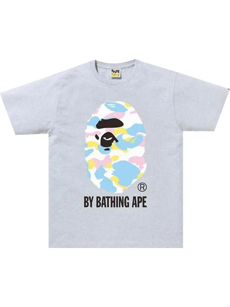 Футболка BAPE New Multi Camo Tee 'Grey' — изображение 1 из 1, серый