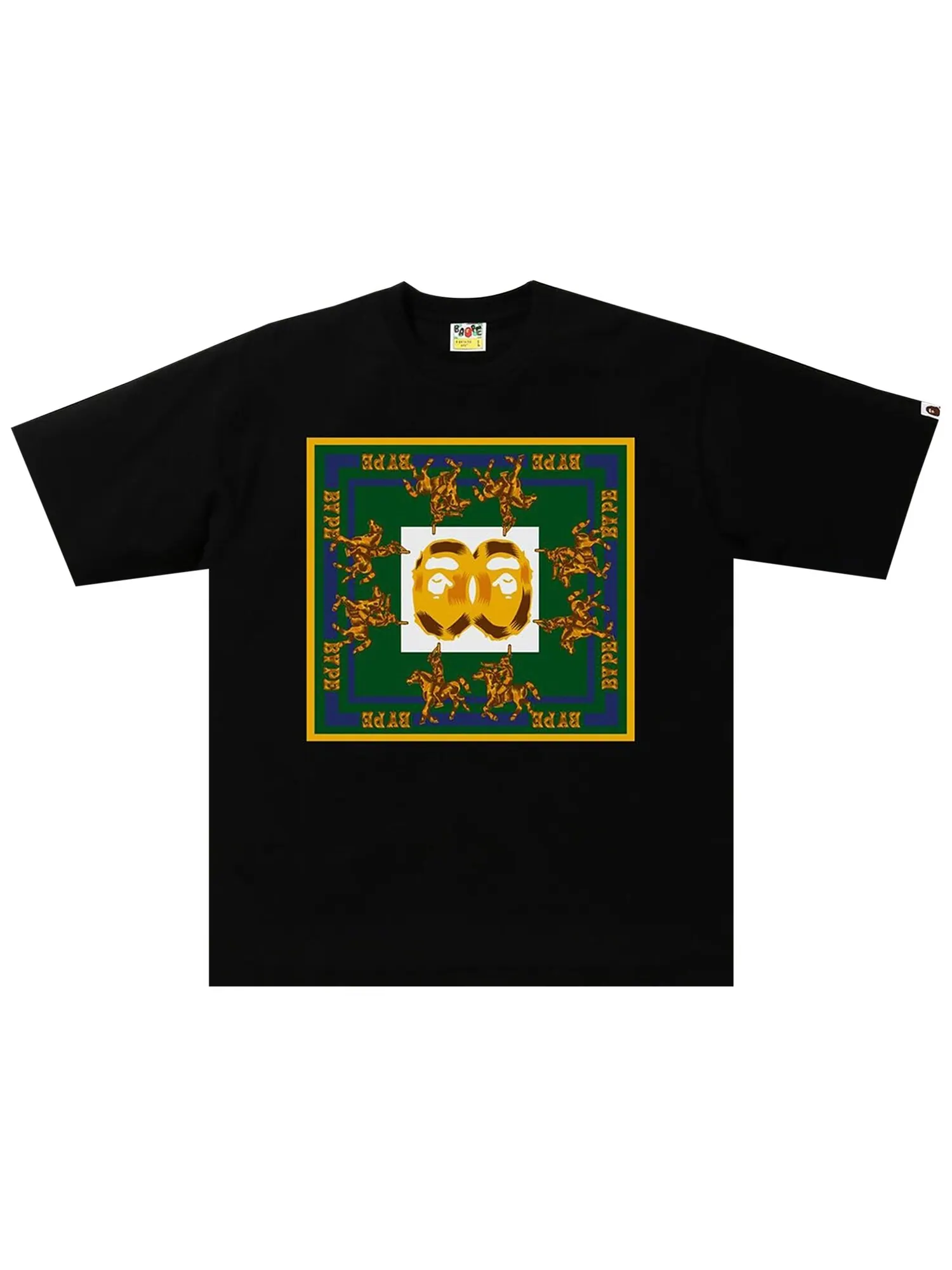 Футболка BAPE Double Ape Head RLX — изображение 1 из 1, черный