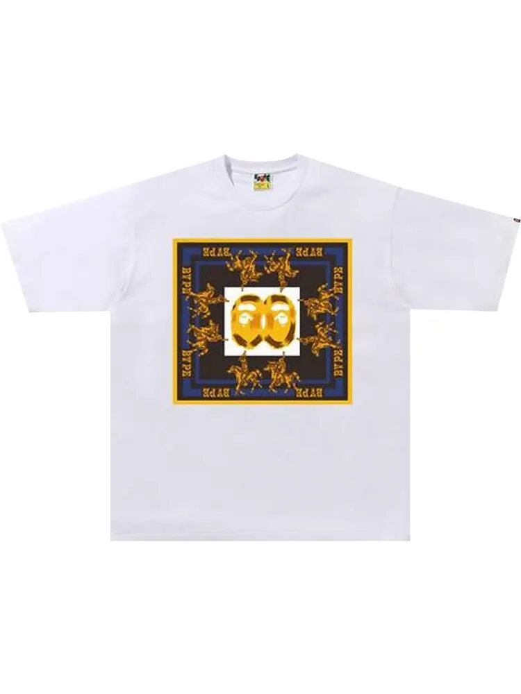 Футболка BAPE Double Ape Head RLX Tee 'White' — изображение 1 из 1, белый