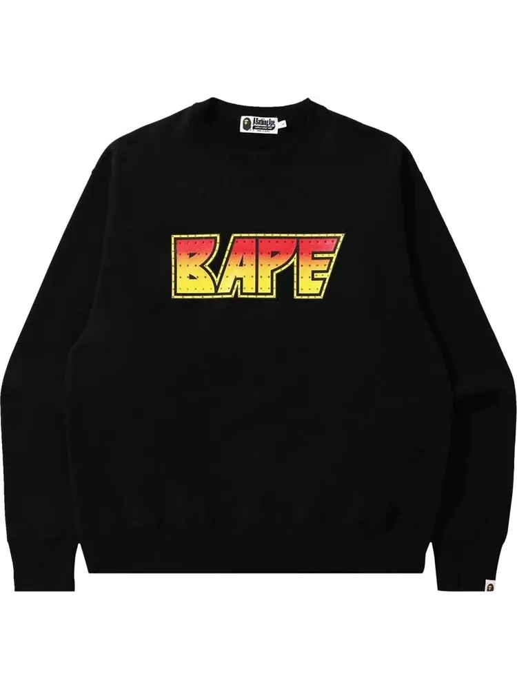 Толстовка BAPE Crystal Stone Relaxed Crewneck 'Black' — изображение 1 из 2, черный
