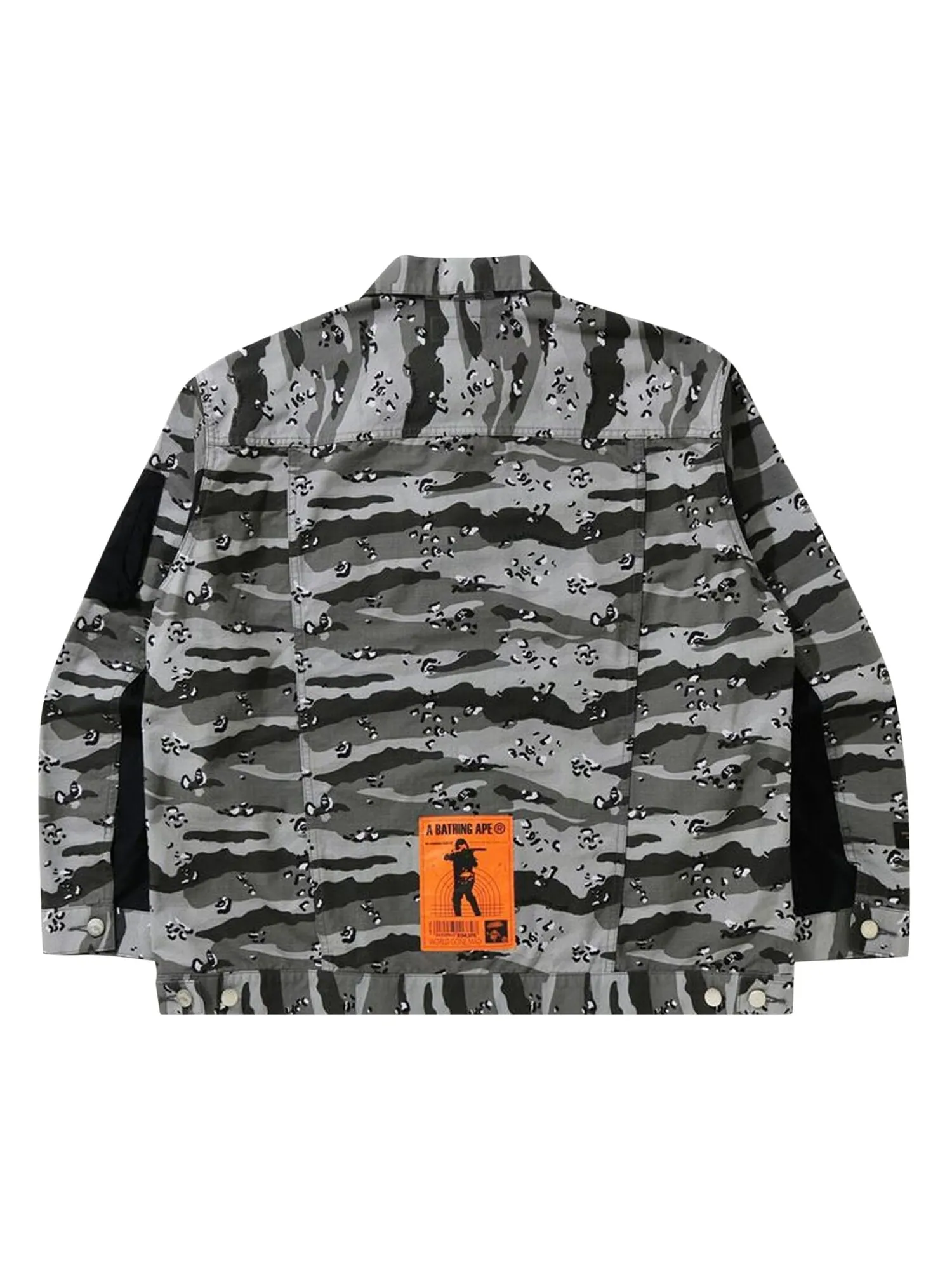Куртка свободного кроя BAPE Desert Camo — изображение 2 из 2, черный