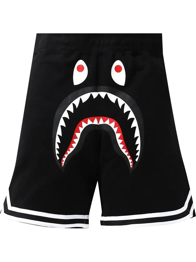 Шорты BAPE Shark Basketball Sweat Shorts Black — изображение 1 из 1, черный