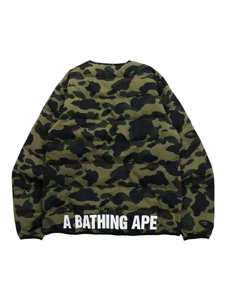 Куртка BAPE Camouflage Padded Jacket — изображение 2 из 3, зеленый
