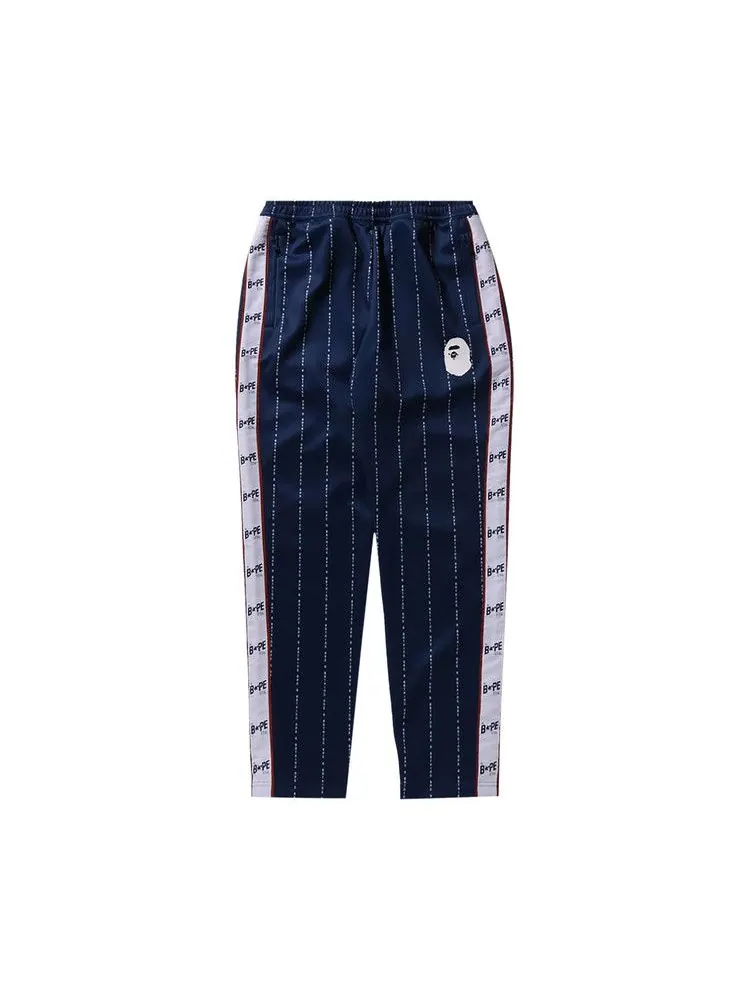 Брюки BAPE Text Stripe Jersey Pants — 1