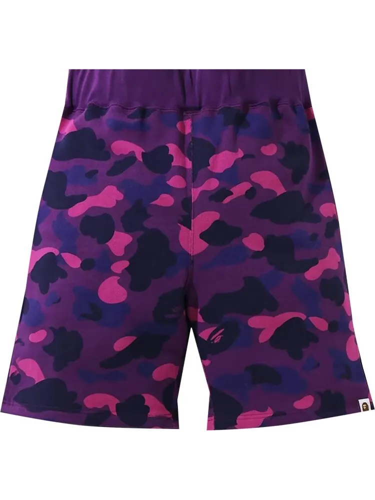 Шорты BAPE Color Camo Sweat Shorts 'Purple' — изображение 1 из 1, фиолетовый