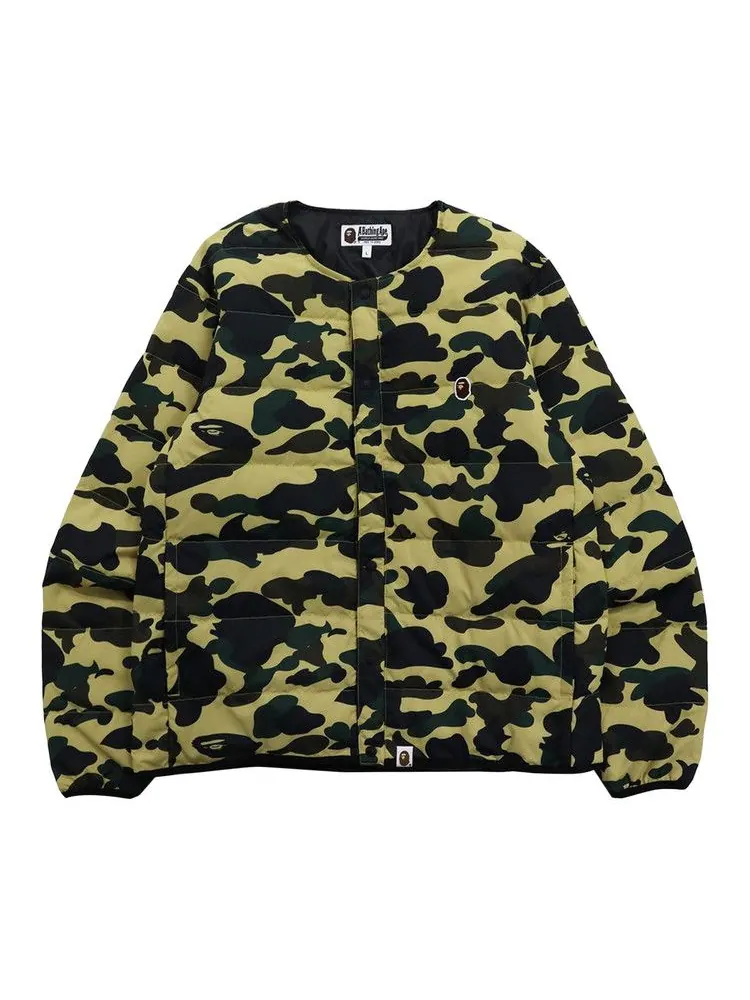 Куртка BAPE Camouflage Padded Jacket — изображение 1 из 2, желтый