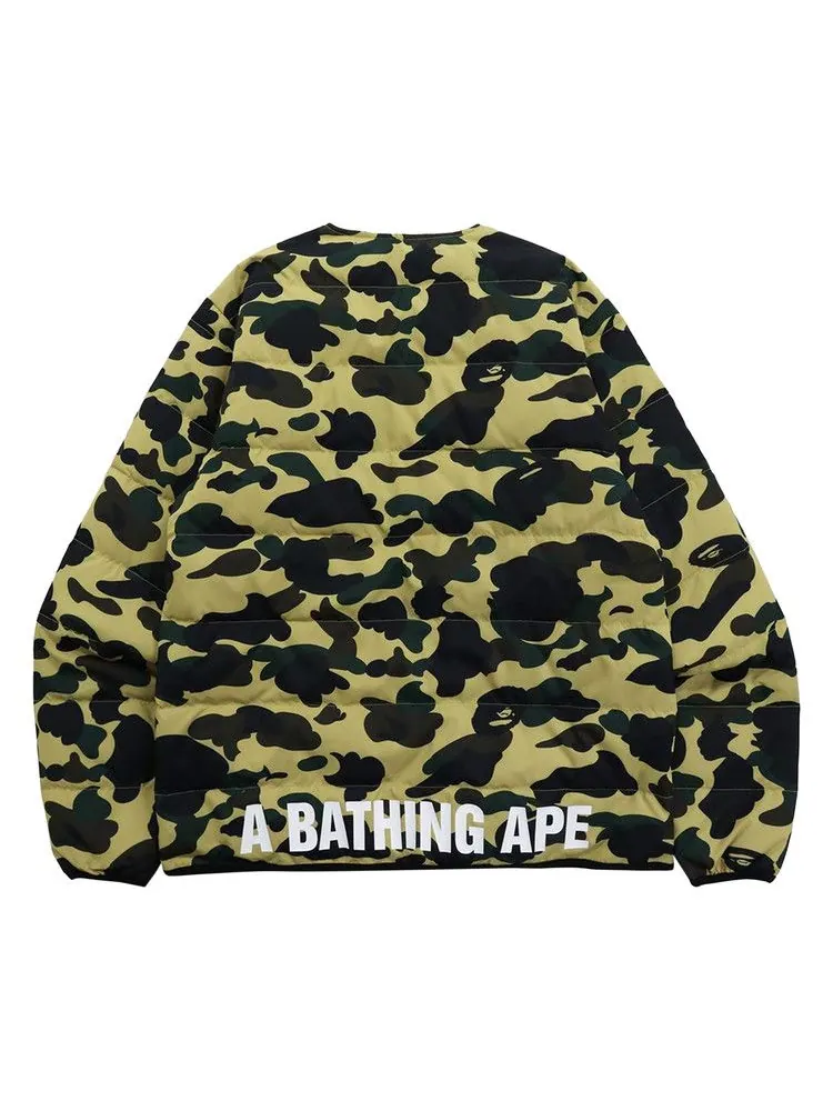 Куртка BAPE Camouflage Padded Jacket — изображение 2 из 2, желтый