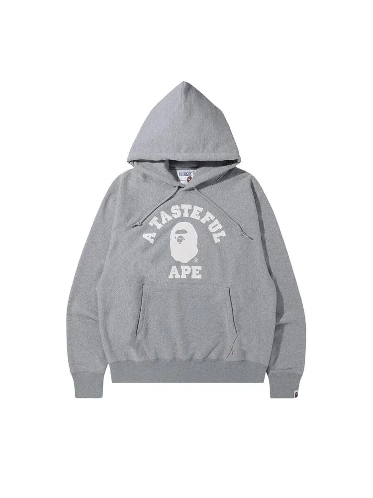 Худи BAPE x JJJJound College Hoodie — изображение 1 из 1, серый