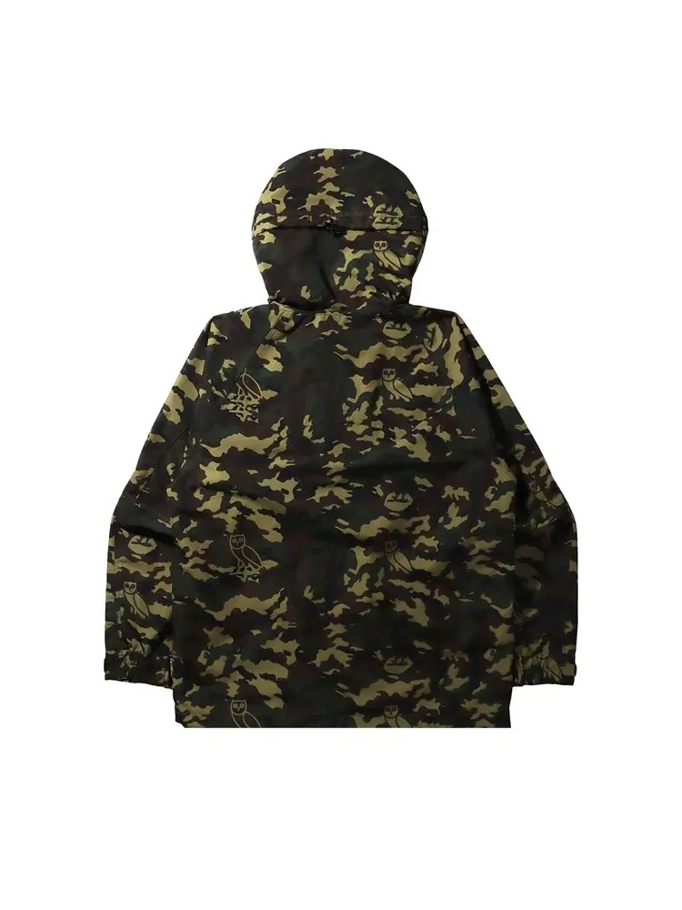 Куртка BAPE x OVO Woodland Camo Snowboard Jacket — изображение 2 из 2, зеленый