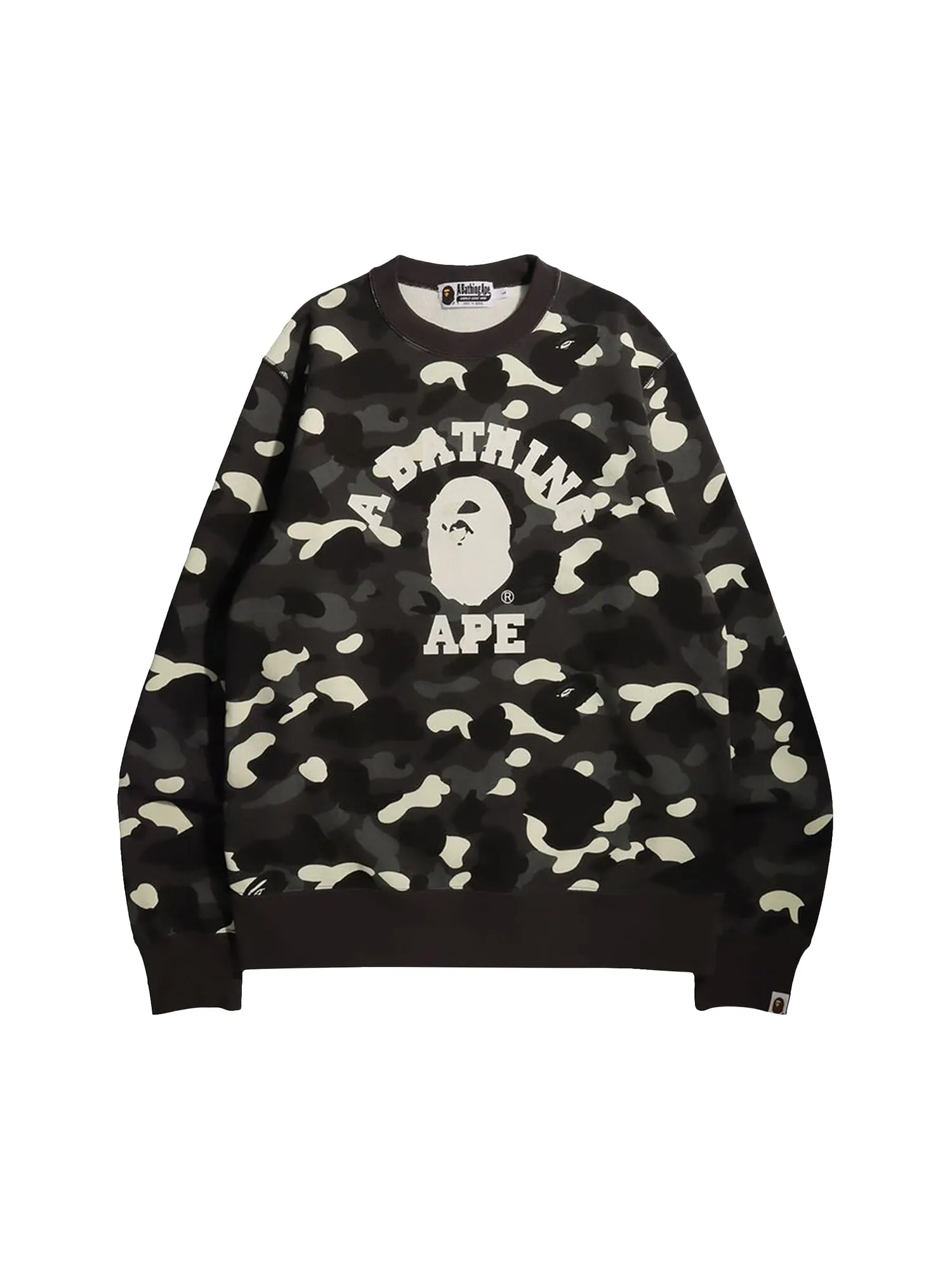 Эксклюзивный онлайн-клуб BAPE City Camo College Черный — изображение 1 из 1