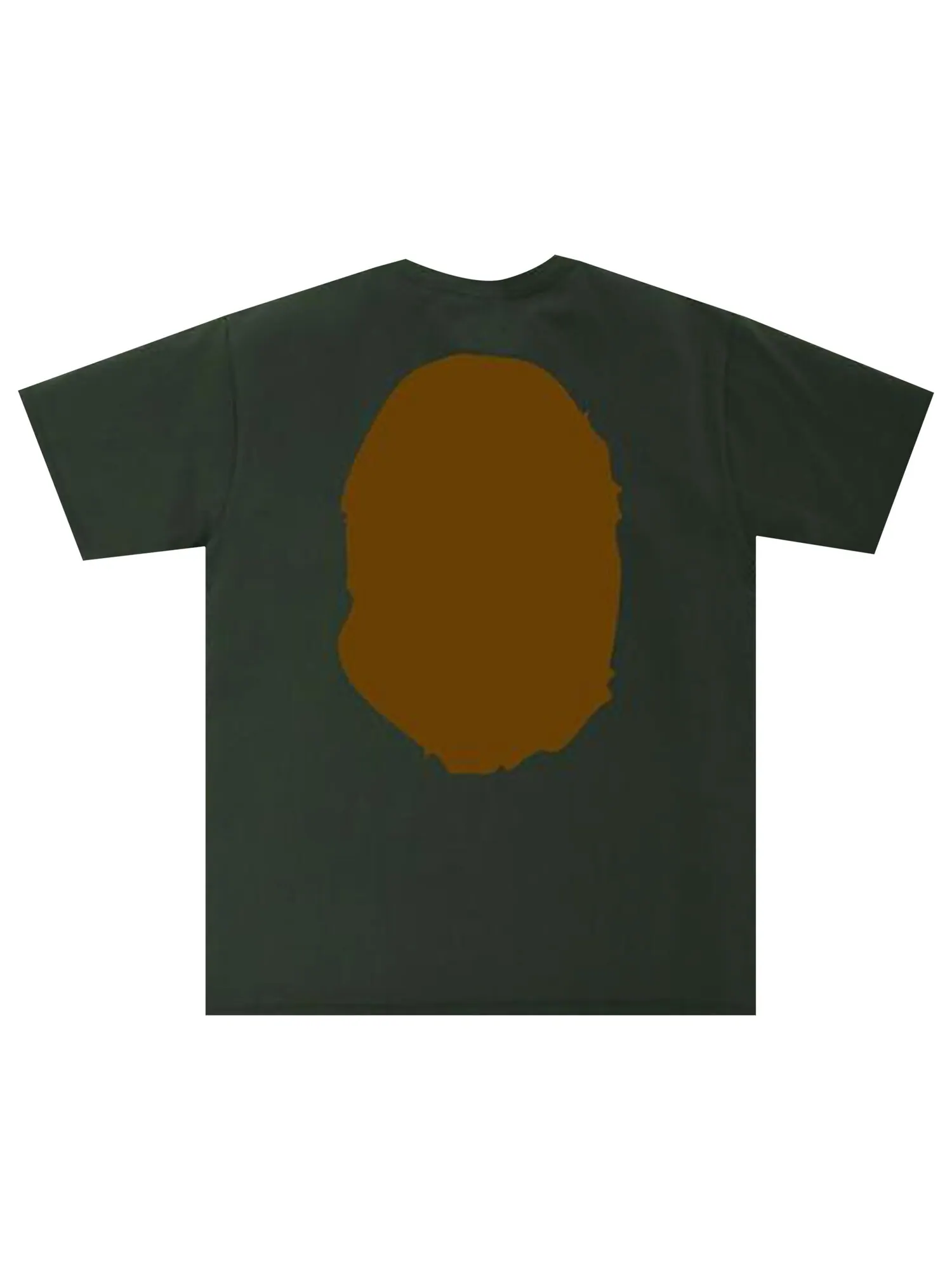 Футболка BAPE Big Ape Head — изображение 2 из 2, оливковый