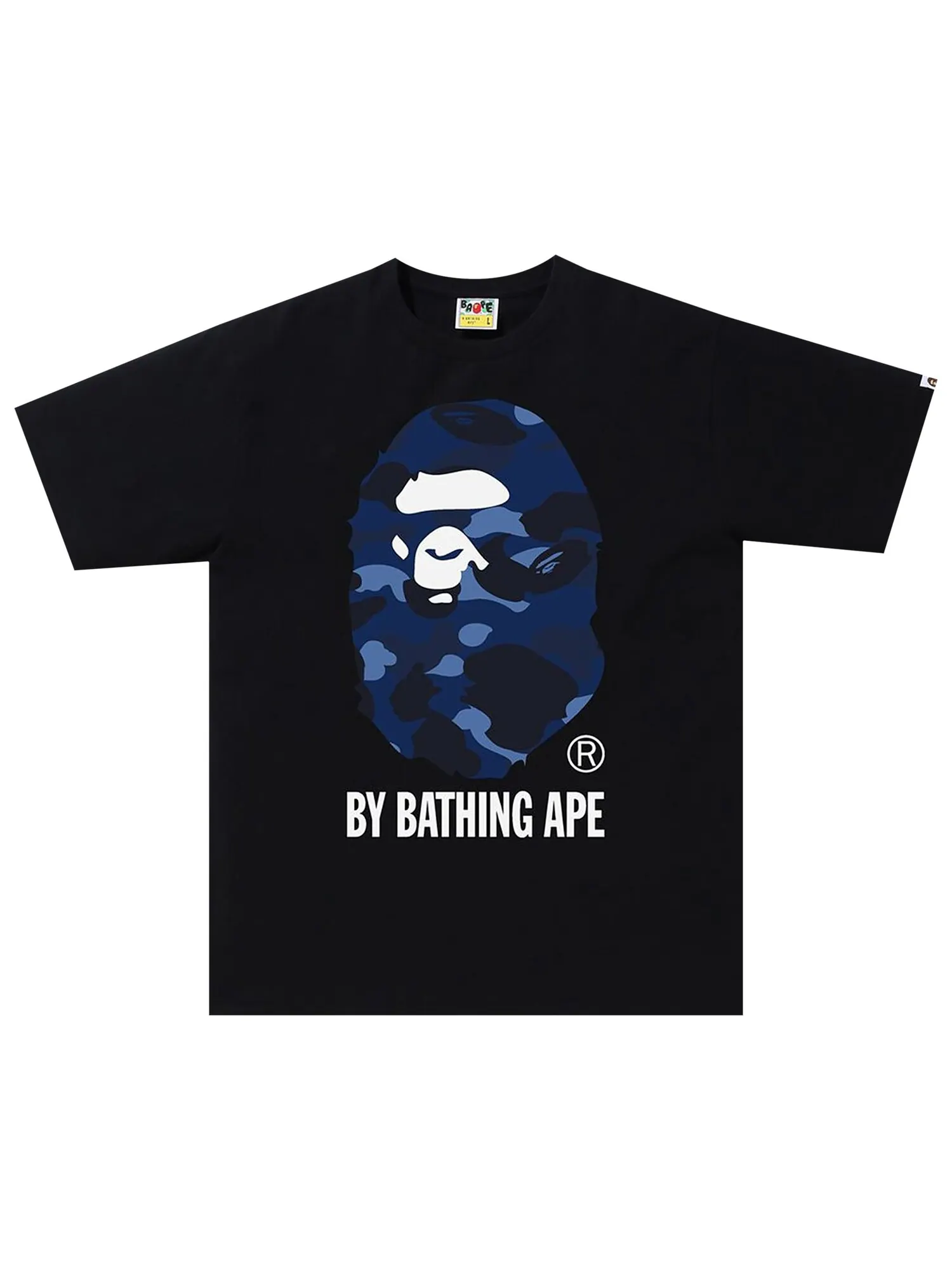 Футболка BAPE Color Camo By Bathing Ape — изображение 1 из 1, черный/темно-синий