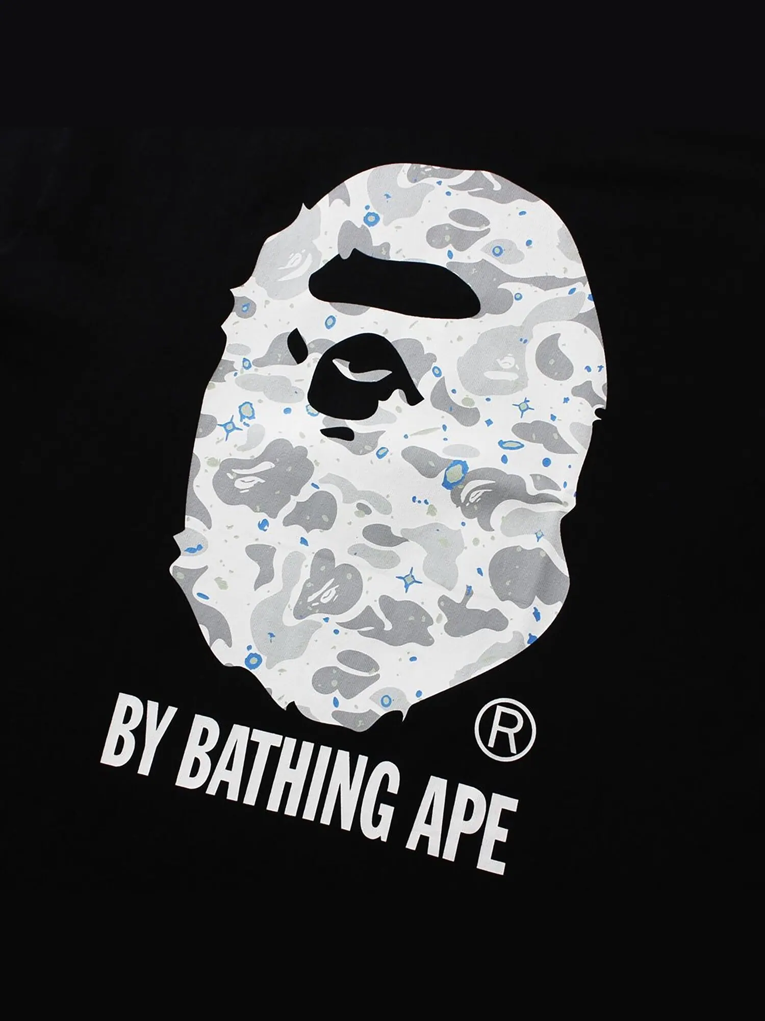 Футболка BAPE Space Camo By Bathing Ape — изображение 2 из 2, черный