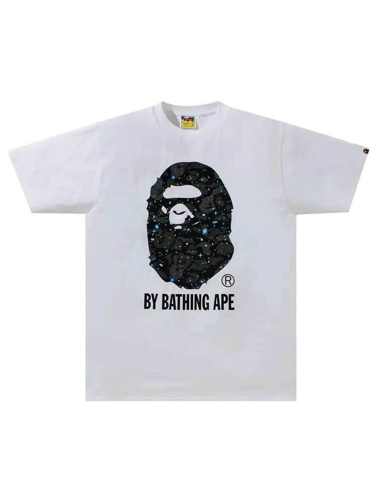 Футболка BAPE Space Camo By Bathing Ape Tee 'White' — изображение 1 из 1, белый