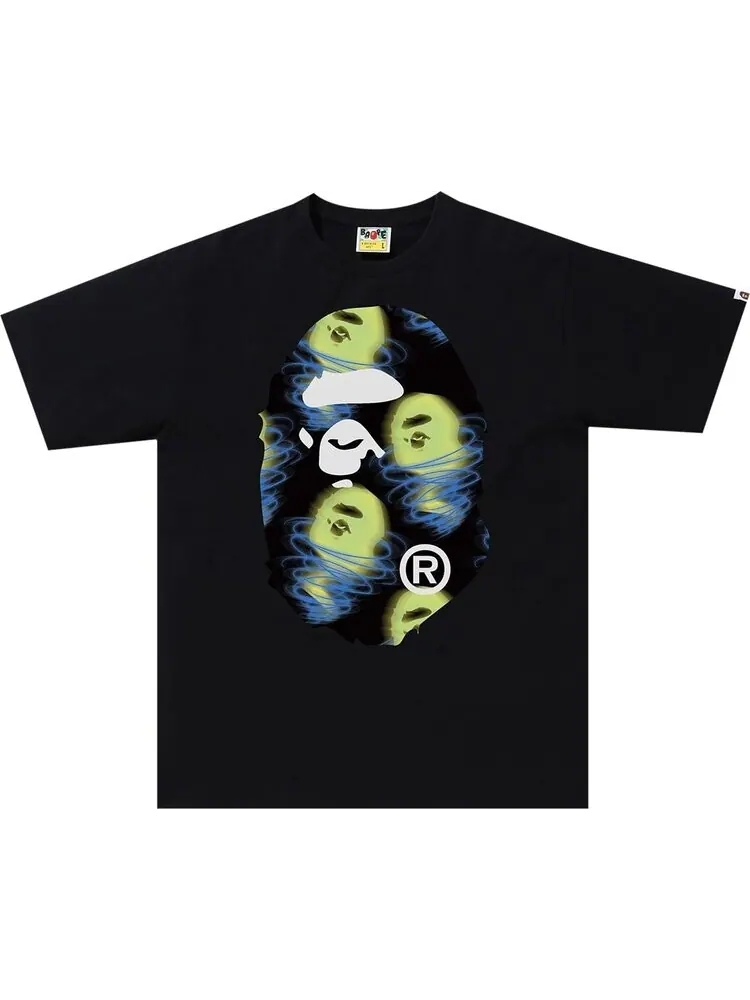 Футболка BAPE Storm Big Ape Head Tee 'Black' — изображение 1 из 2, черный