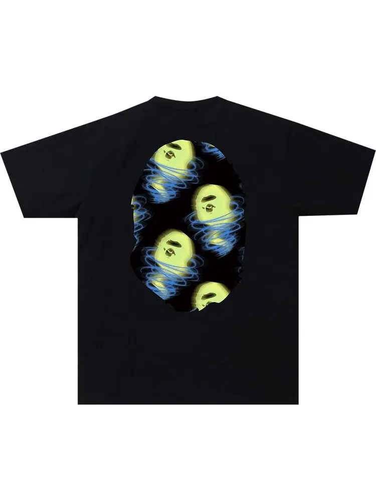Футболка BAPE Storm Big Ape Head Tee 'Black' — изображение 2 из 2, черный