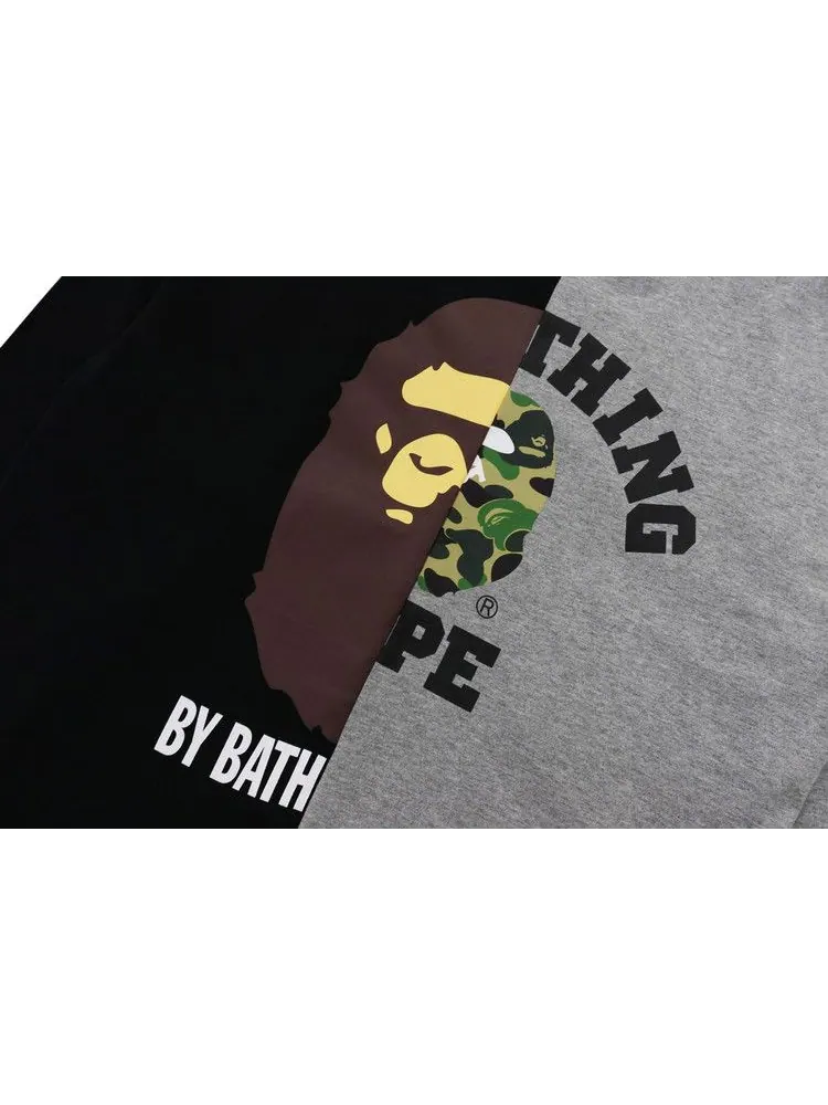 Футболка BAPE College & By Bathing Relaxed Fit Ape Long-Sleeve Tee — изображение 2 из 2, черный