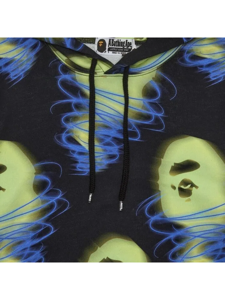Худи BAPE Storm Pullover Hoodie 'Black' — изображение 3 из 3, черный