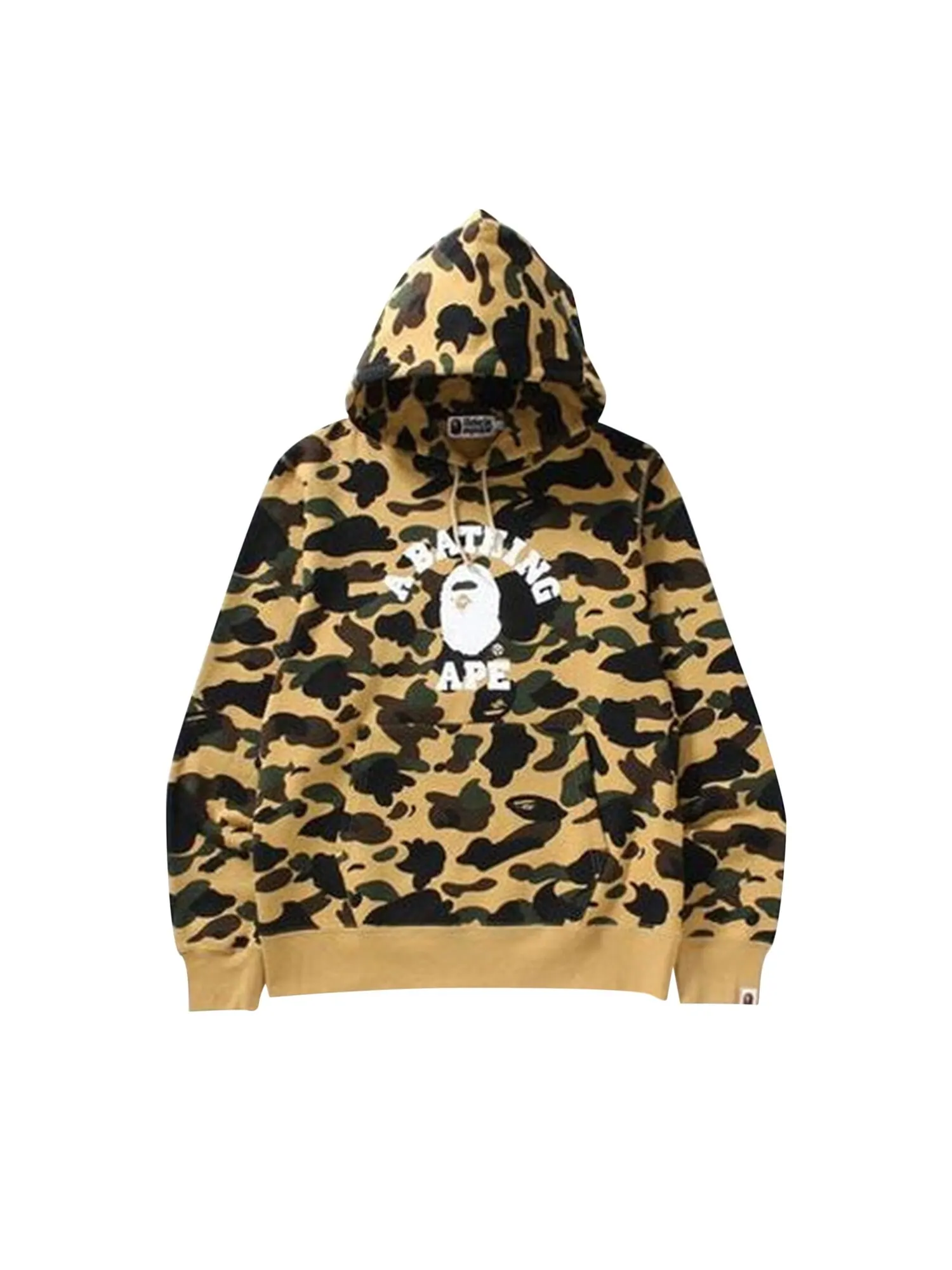 BAPE 1st Camo Shark Толстовка свободного покроя с капюшоном — изображение 1 из 1, желтый