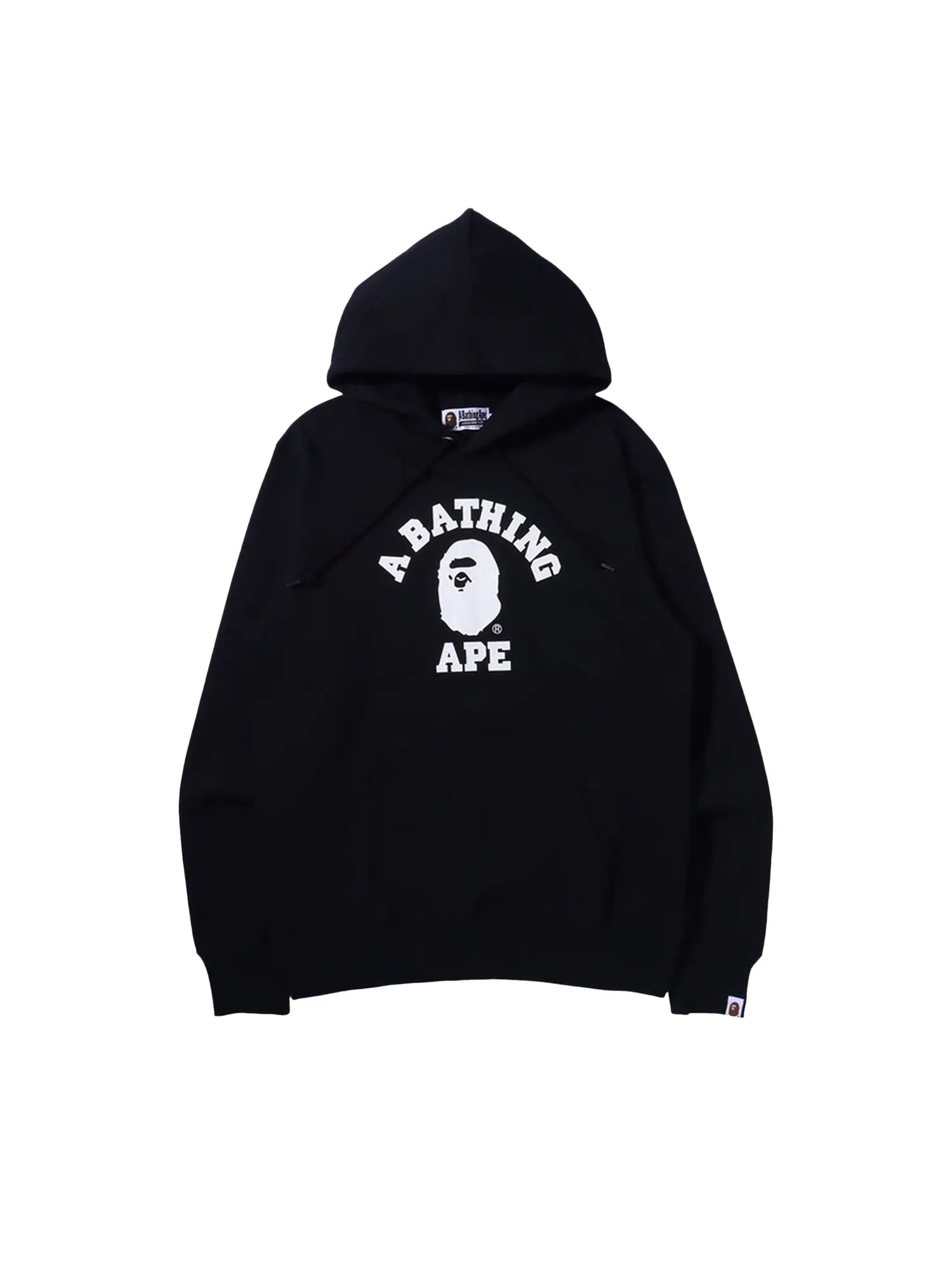 BAPE College Пуловер с капюшоном — изображение 1 из 1, черный