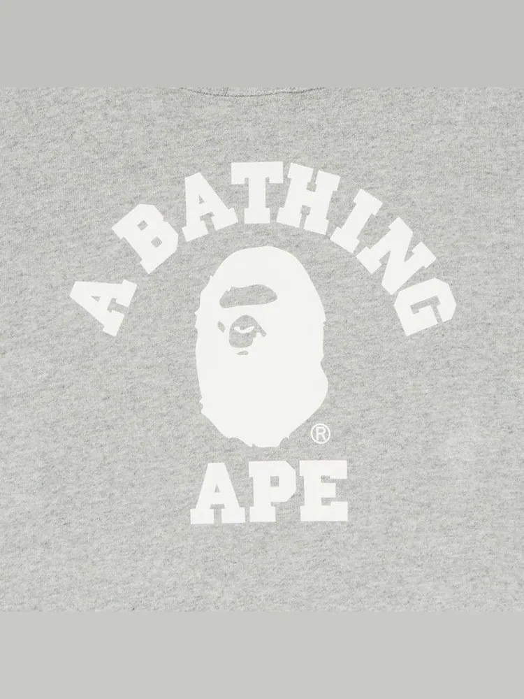 Худи BAPE College Pullover Hoodie — изображение 3 из 3, серый
