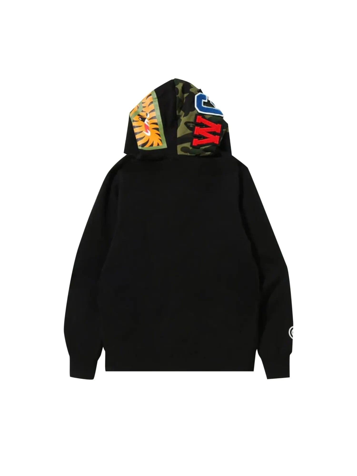 Толстовка BAPE с акулой на молнии — изображение 3 из 4, черный