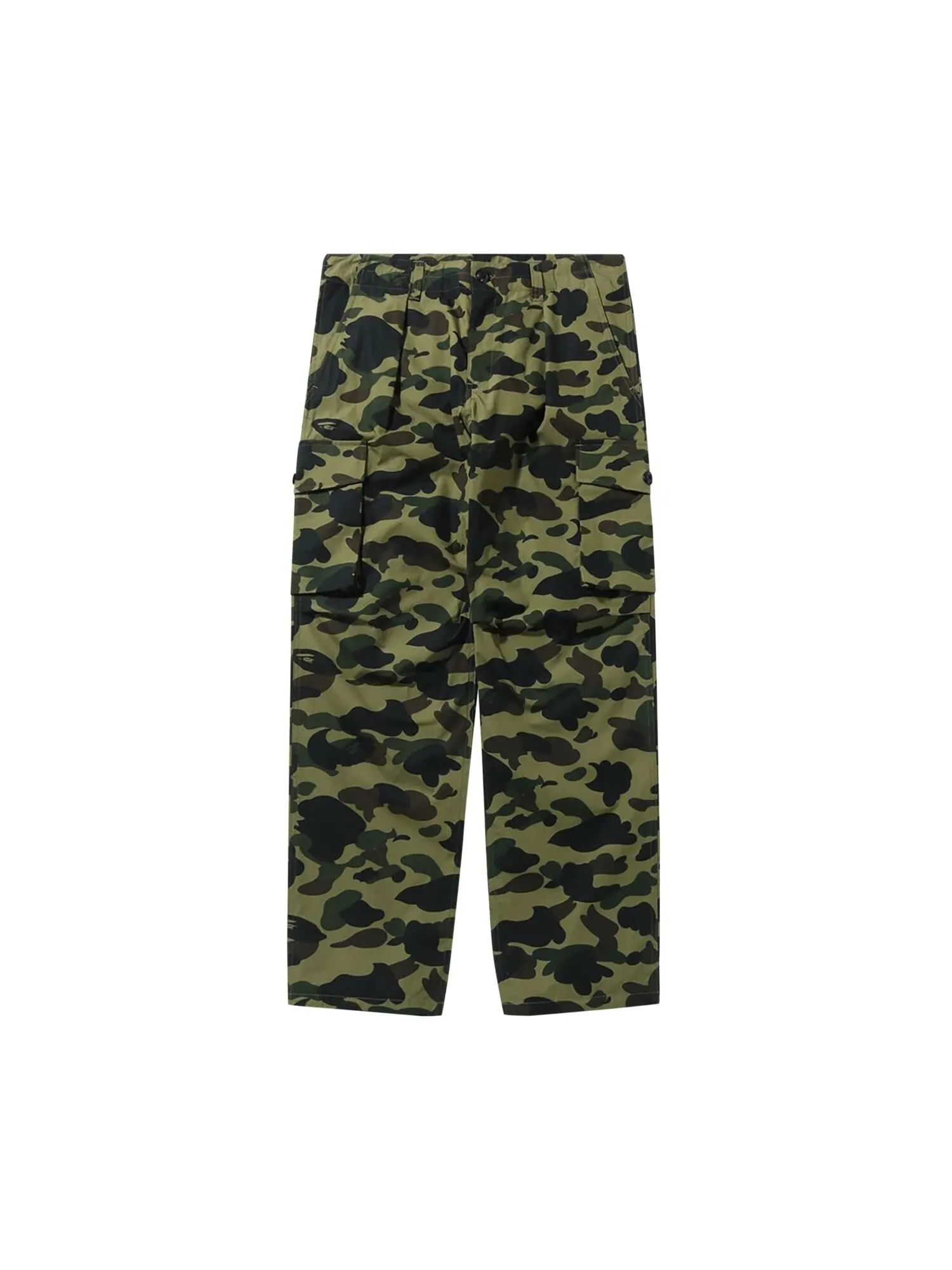 BAPE 1st Camo Широкие брюки с 6 карманами — изображение 1 из 2, зеленый